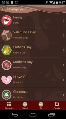 Handcent SMS Skin(Valentine android App screenshot 2