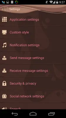 Handcent SMS Skin(Valentine android App screenshot 4